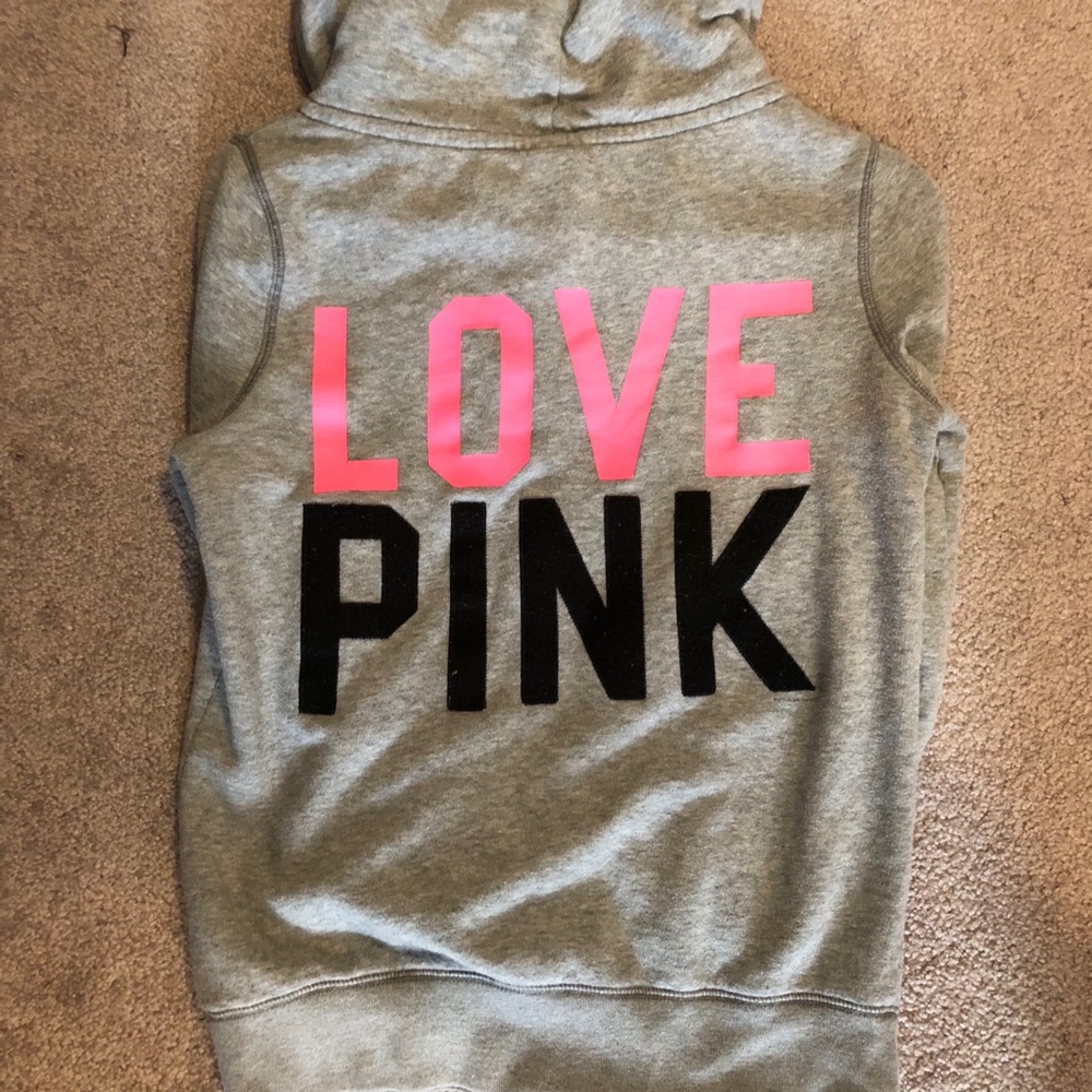 VS pink full zip